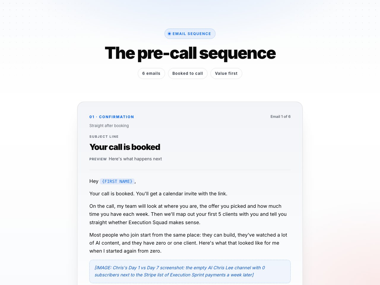 Pre-call preview