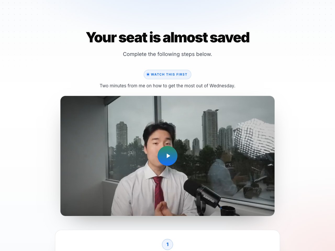 Thank-you page preview